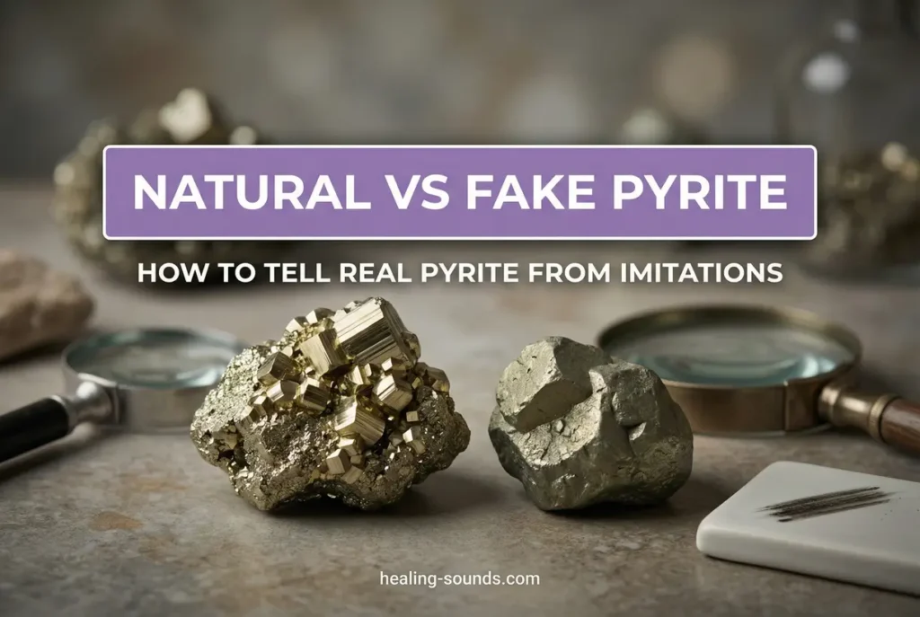 natural pyrite stone